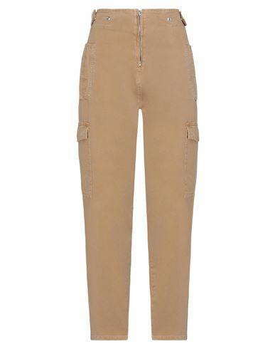 My Twin Twinset Woman Pants Camel Cotton Cover