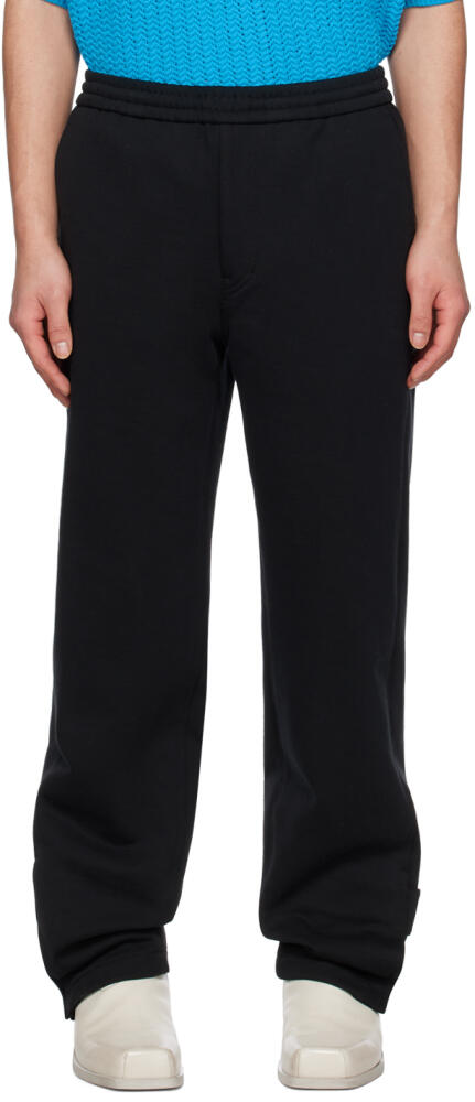 Solid Homme Black Banded Trousers Cover