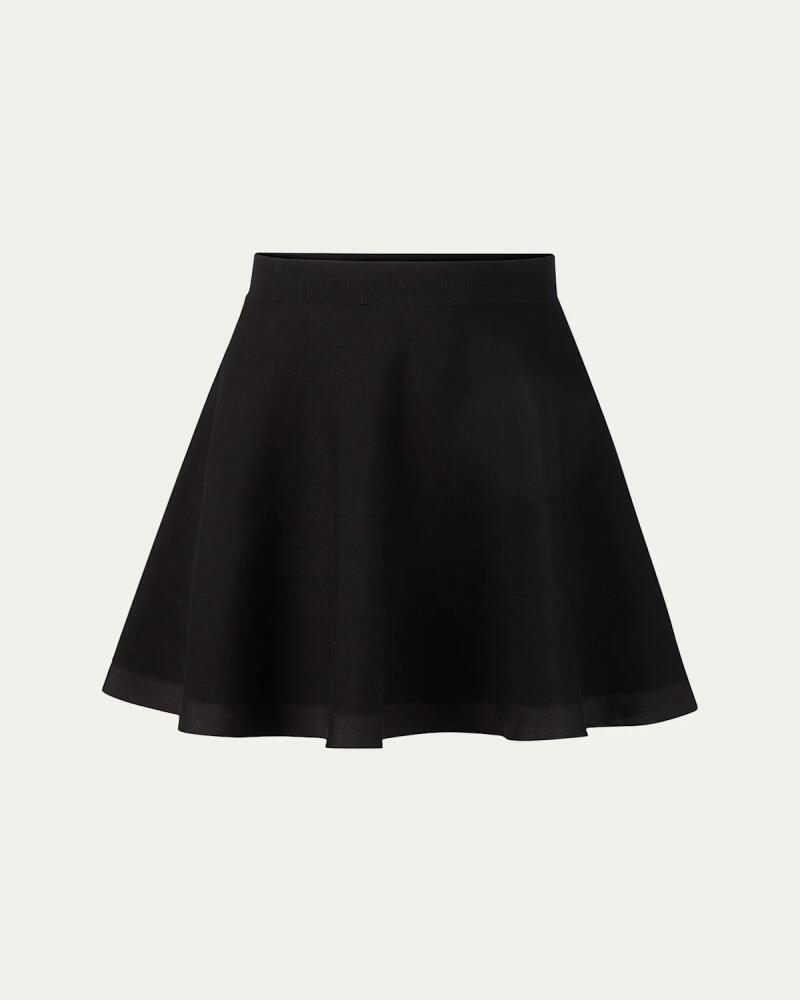 Nina Ricci Wool Skater Mini Skirt Cover