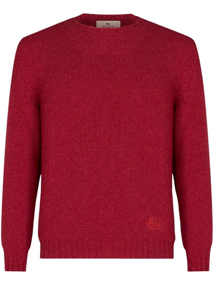 ETRO logo-embroidered cashmere jumper Cover