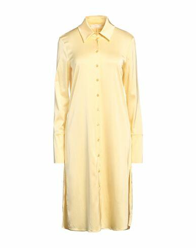 Patrizia Pepe Woman Shirt Light yellow Viscose, Elastane Cover