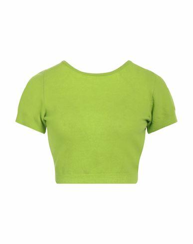 Federica Tosi Woman Sweater Acid green Wool, Cashmere, Polyamide Cover