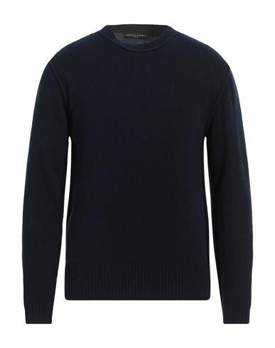 Daniele Fiesoli Man Sweater Navy blue Merino Wool Cover