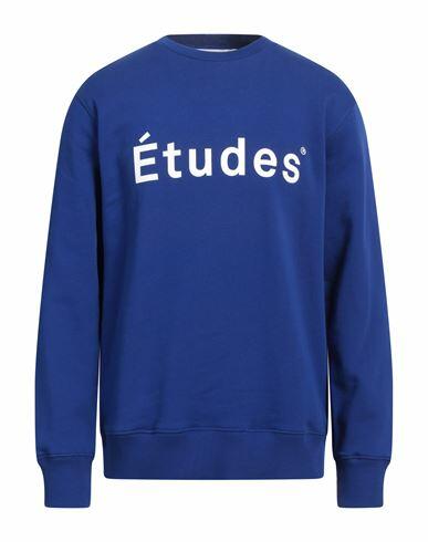 Études Man Sweatshirt Blue Organic cotton Cover