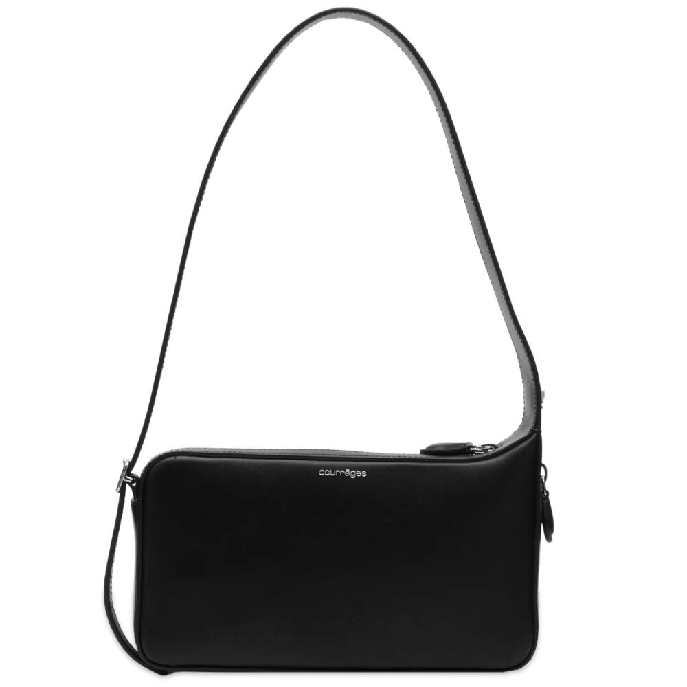 Courrèges Women's One Racer Baguette Bag in Black Cover