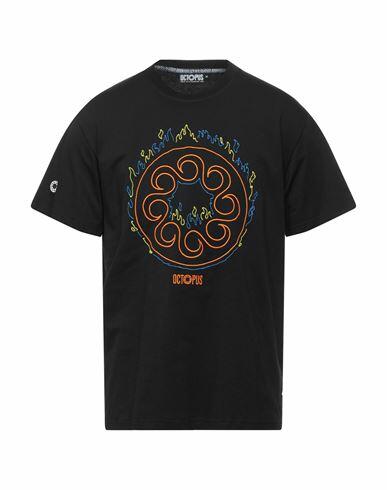 Octopus Man T-shirt Black Cotton Cover