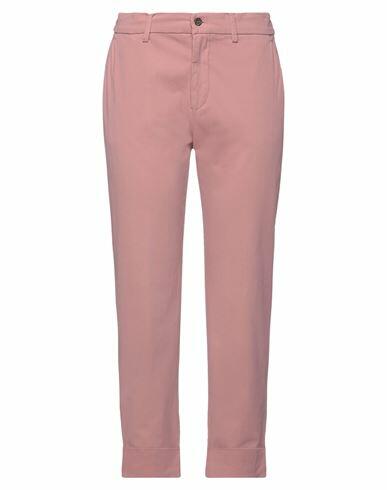 Berwich Woman Pants Pastel pink Cotton, Elastane Cover