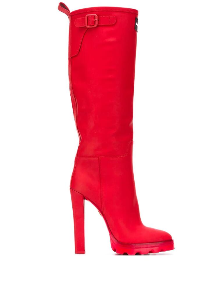 DSQUARED2 logo knee-length boots Cover