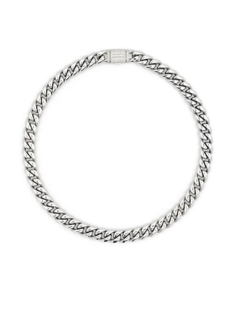 DARKAI Cuban chain-link necklace - Silver Cover