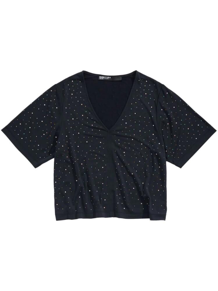 Bimba y Lola Boxy Stones T-shirt - Black Cover