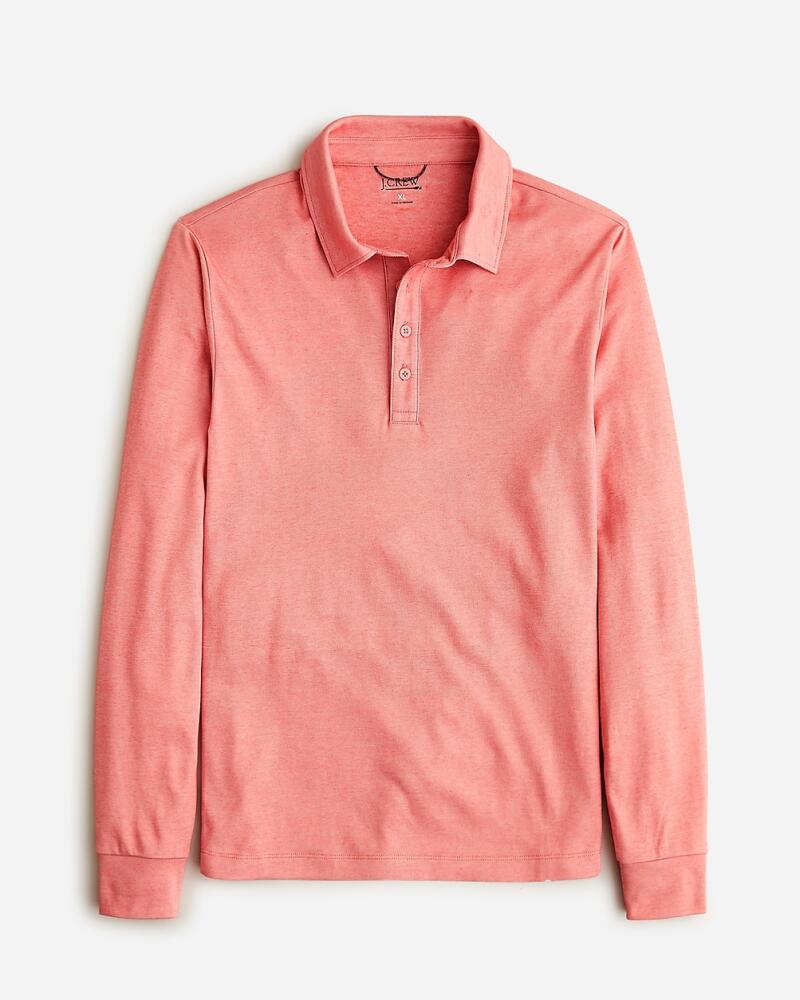 J.Crew Long-sleeve performance polo shirt with COOLMAX® technology Cover