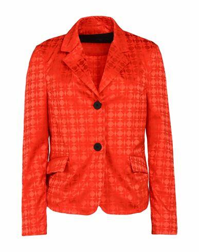 Rrd Woman Blazer Orange Polyester, Elastane Cover