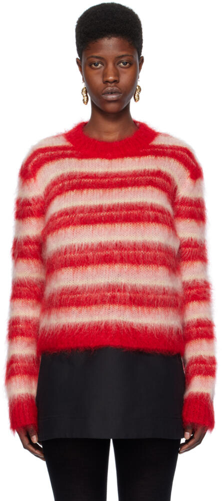 Marni Pink Striped Sweater Cover