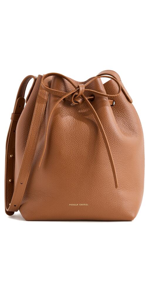 Mansur Gavriel Soft Mini Bucket Bag Hazelnut Cover