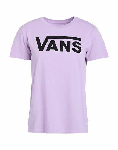 Vans Pigment Dye Vans Crew Tee Woman T-shirt Lilac Cotton Cover