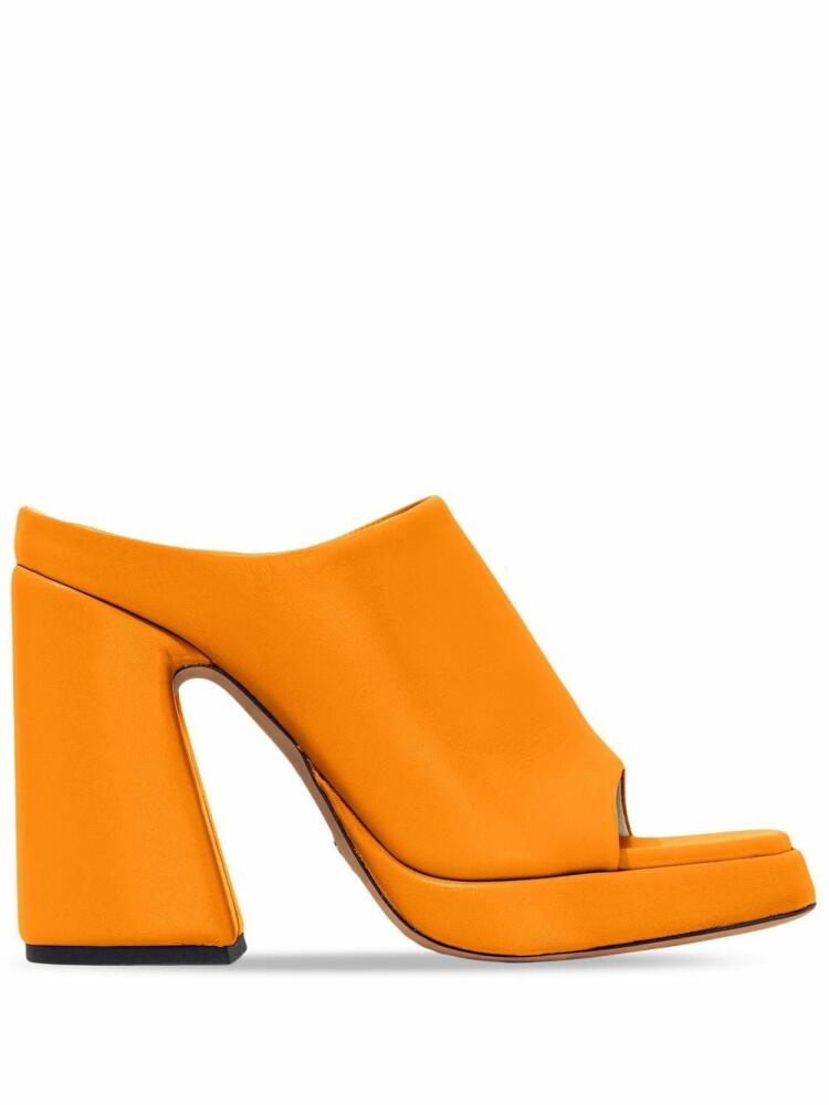 Proenza Schouler Forma 110mm platform sandals - Orange Cover