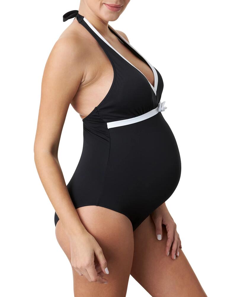 Pez D'Or Maternity Santorini One-Piece Halter Swimsuit Cover