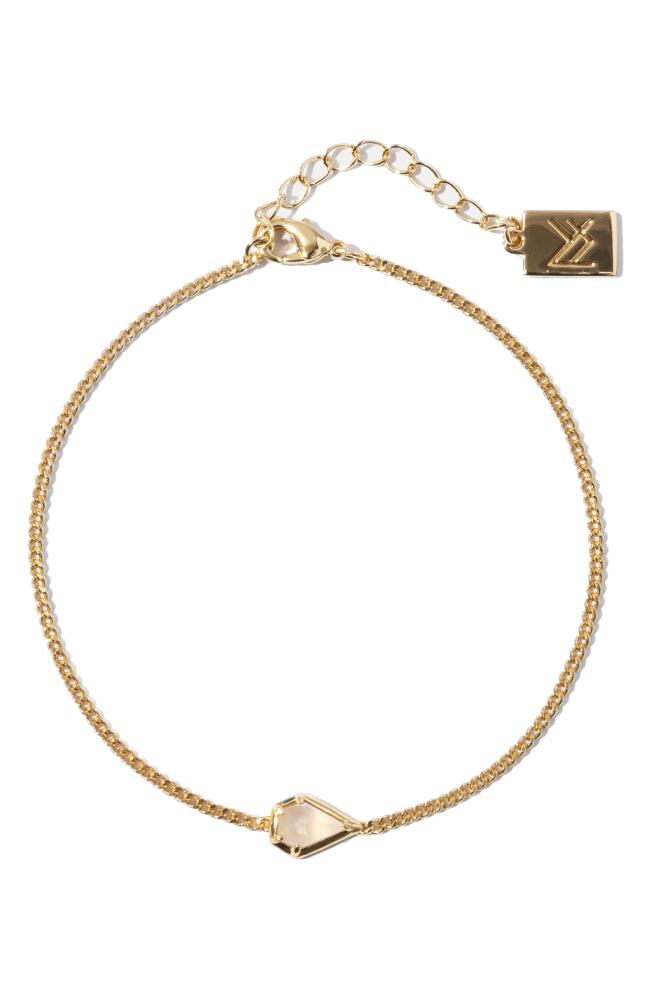 MIRANDA FRYE Moonstone Bracelet in Gold Cover