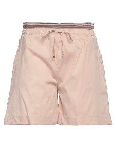 D. exterior Woman Shorts & Bermuda Shorts Blush Viscose, Polyester, Polyamide, Metallic Polyester, Elastane Cover