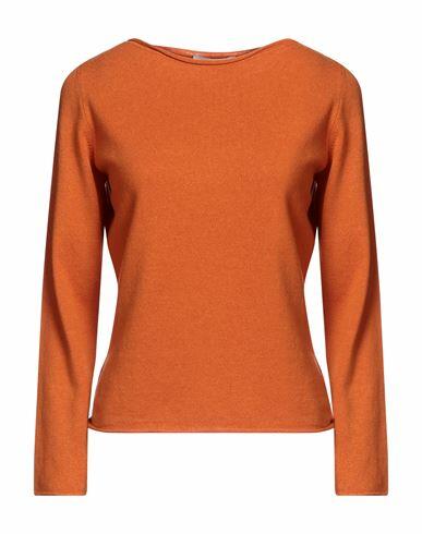 Gran Sasso Woman Sweater Orange Virgin Wool, Viscose, Cashmere Cover