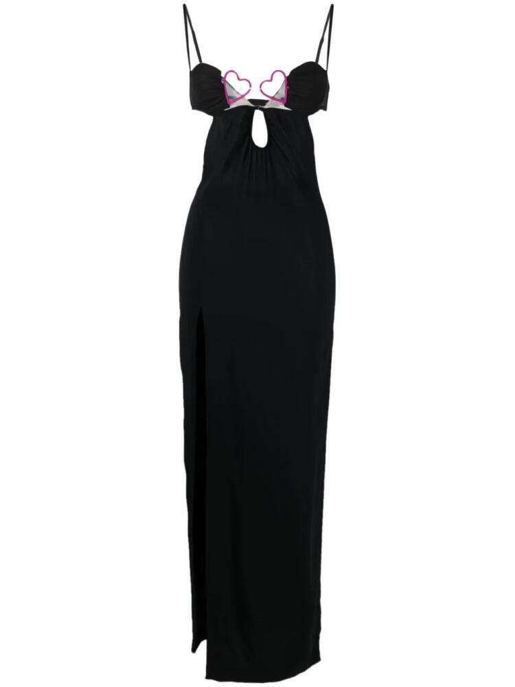 Nensi Dojaka bustier-neck sleeveless gown - Black Cover