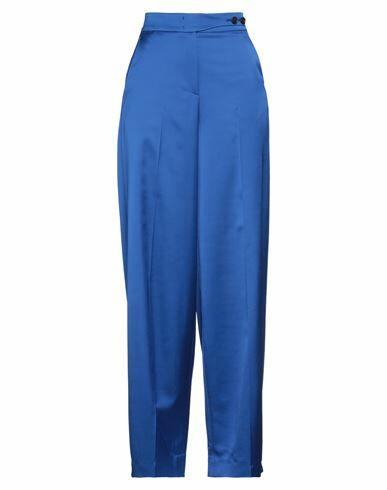 Bcbgmaxazria Woman Pants Blue Viscose, Virgin Wool, Elastane Cover