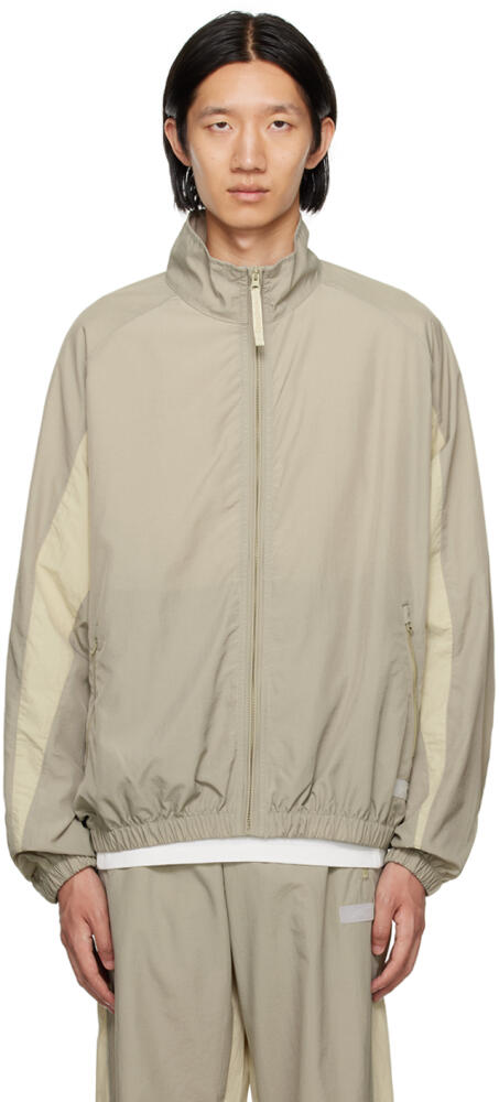 Reebok Classics Beige Paneled Track Jacket Cover