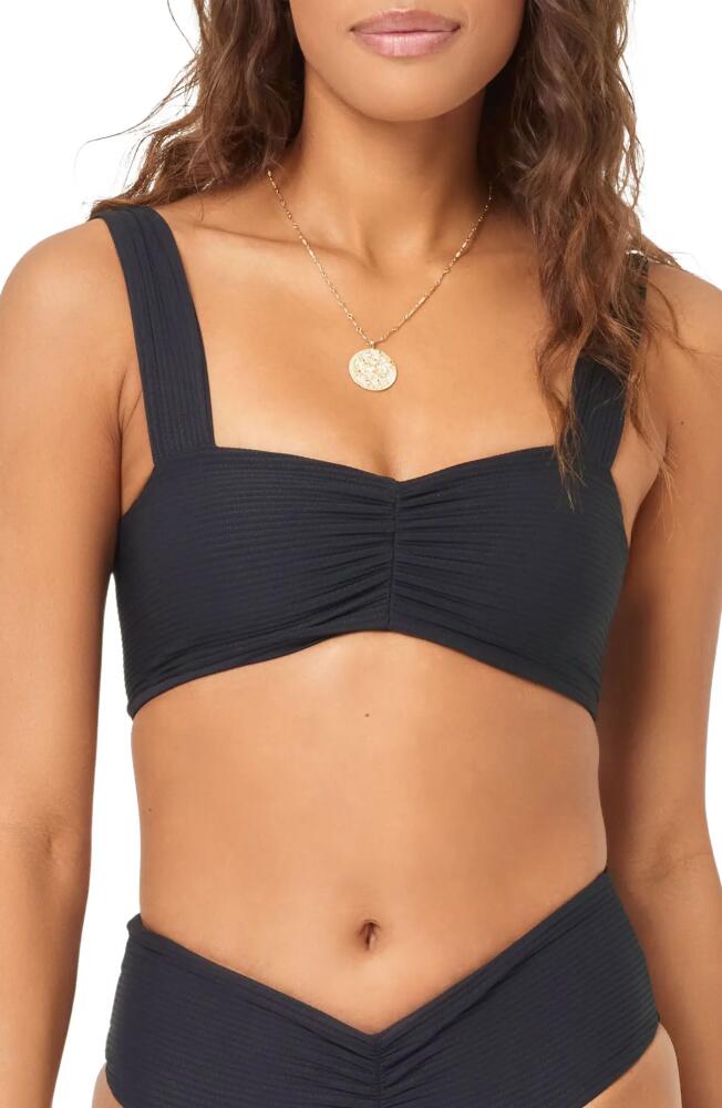 LSPACE Marlee Bikini Top in Black Cover