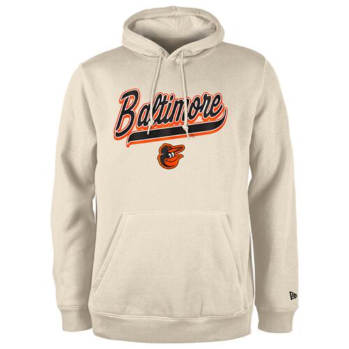 New Era Orioles Hooded Pullover - Mens Tan/Tan Cover