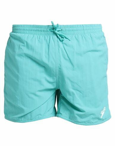 Speedo Man Swim trunks Turquoise Recycled polyamide Cover