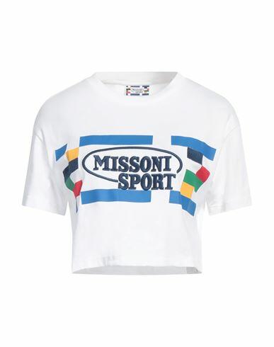 Missoni Woman T-shirt White Cotton Cover