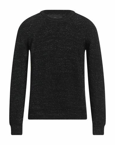 Low Brand Man Sweater Black Merino Wool Cover