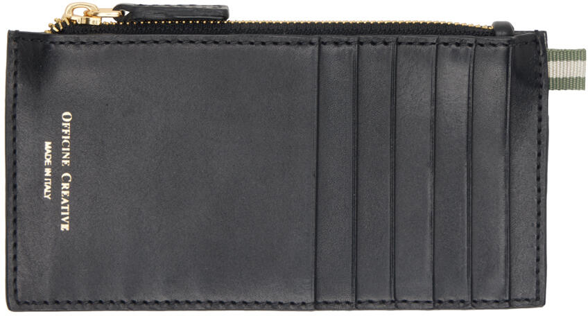 Officine Creative Black Boudin 18 Card Holder Cover