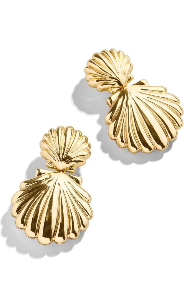 BaubleBar Out of This Shell Earrings in Gold Cover