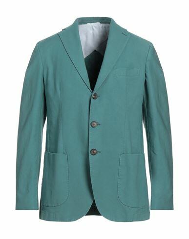 Doppiaa Man Blazer Sage green Cotton, Tencel, Elastane Cover