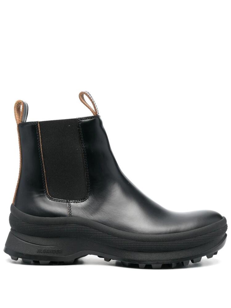 Jil Sander leather Chelsea boots - Black Cover