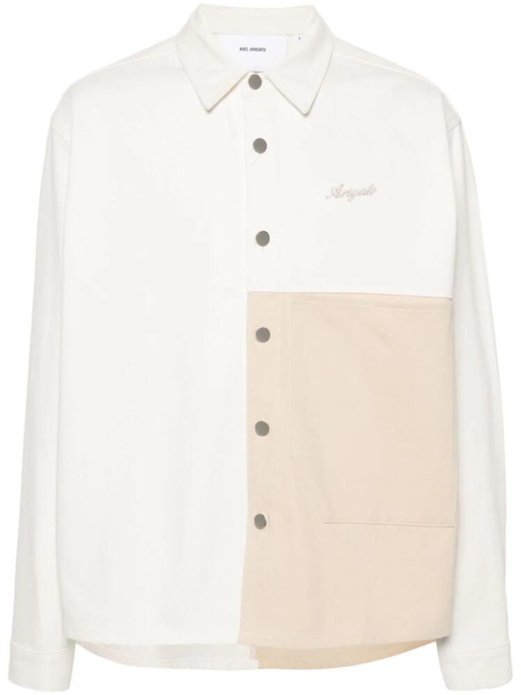 Axel Arigato colour-block denim shirt - Neutrals Cover