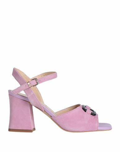 Formentini Woman Sandals Light purple Soft Leather Cover