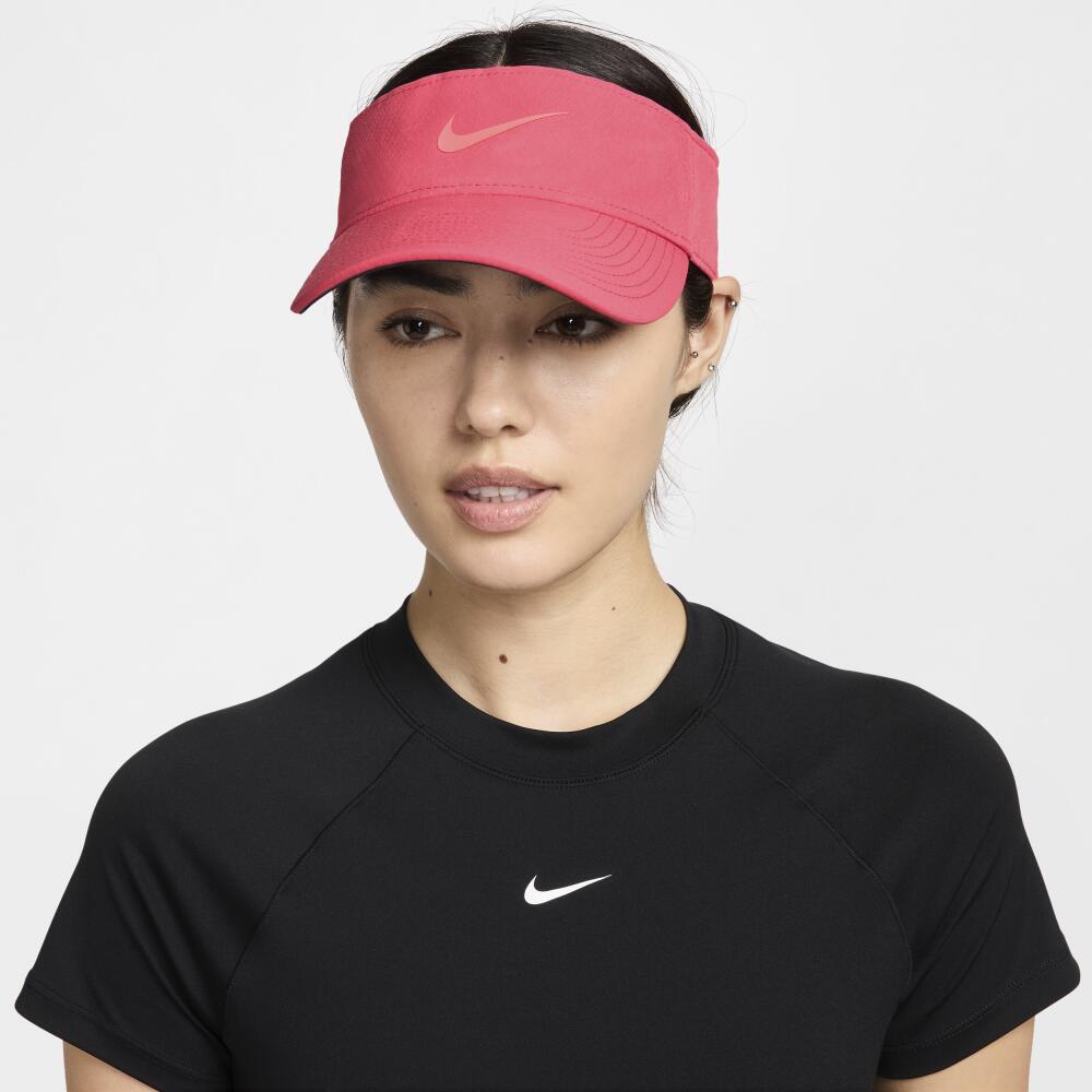 Nike Unisex Dri-FIT Ace Swoosh Visor in Pink Cover