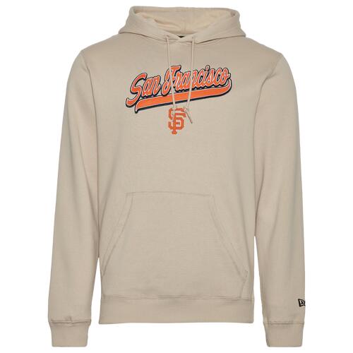 New Era Giants Hooded Pullover - Mens Tan/Tan Cover