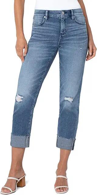 Liverpool Los Angeles Marley Girlfriend Raw Cut in Bloomington (Bloomington) Women's Jeans Cover