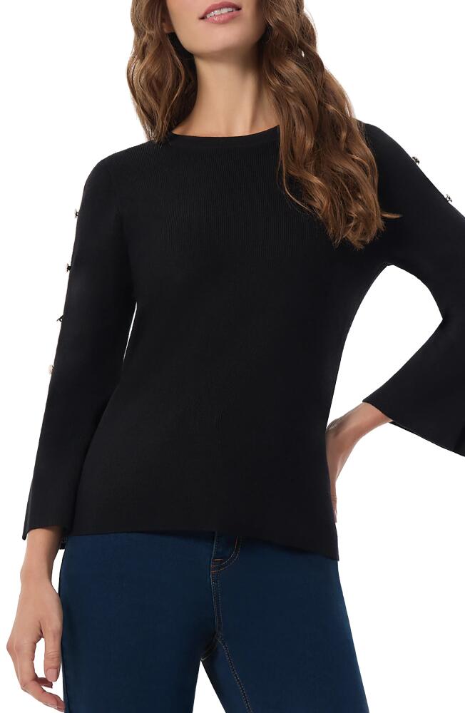 Jones New York Bracelet Sleeve Sweater in Jones Black Cover