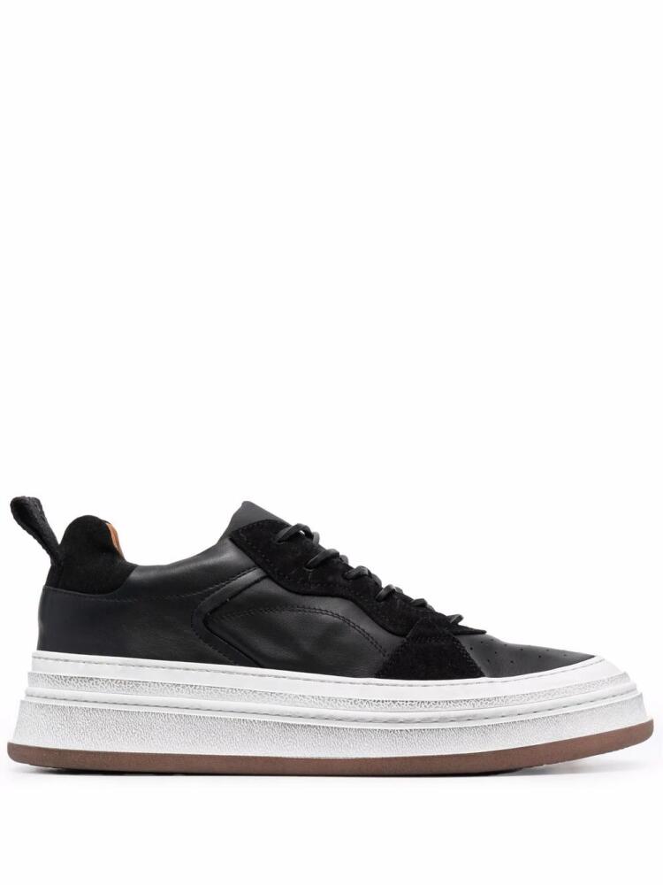 Buttero statement pull tab sneakers - Black Cover