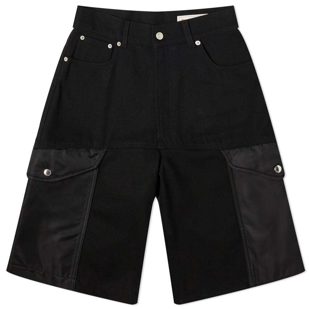 Alexander McQueen Men's Hybrid Cargo Shorts in Black Cover