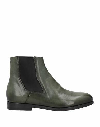 Pantanetti Woman Ankle boots Green Leather Cover