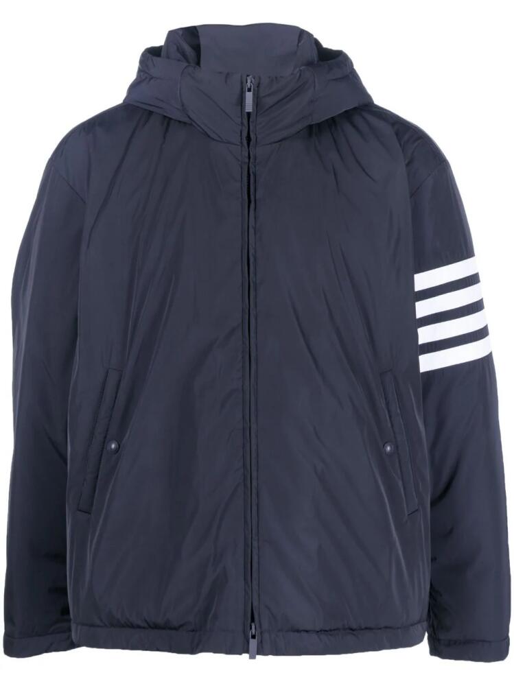 Thom Browne 4-Bar stripe padded jacket - Blue Cover