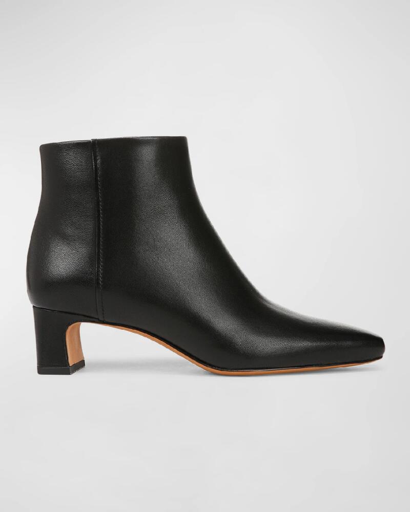 Vince Silvana Leather Zip Ankle Booties Cover