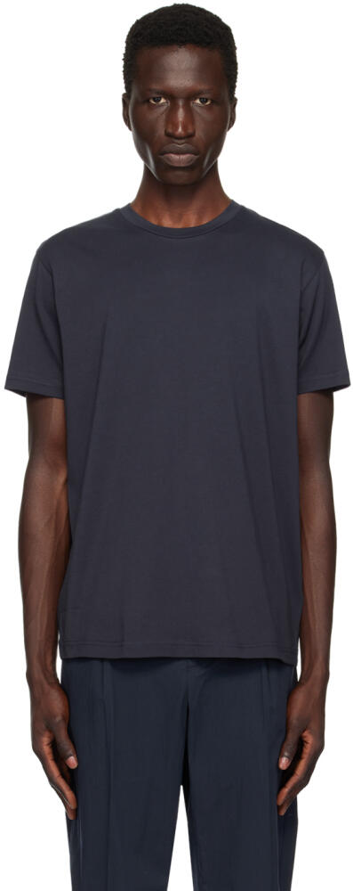 Sunspel Navy Riviera Midweight T-Shirt Cover