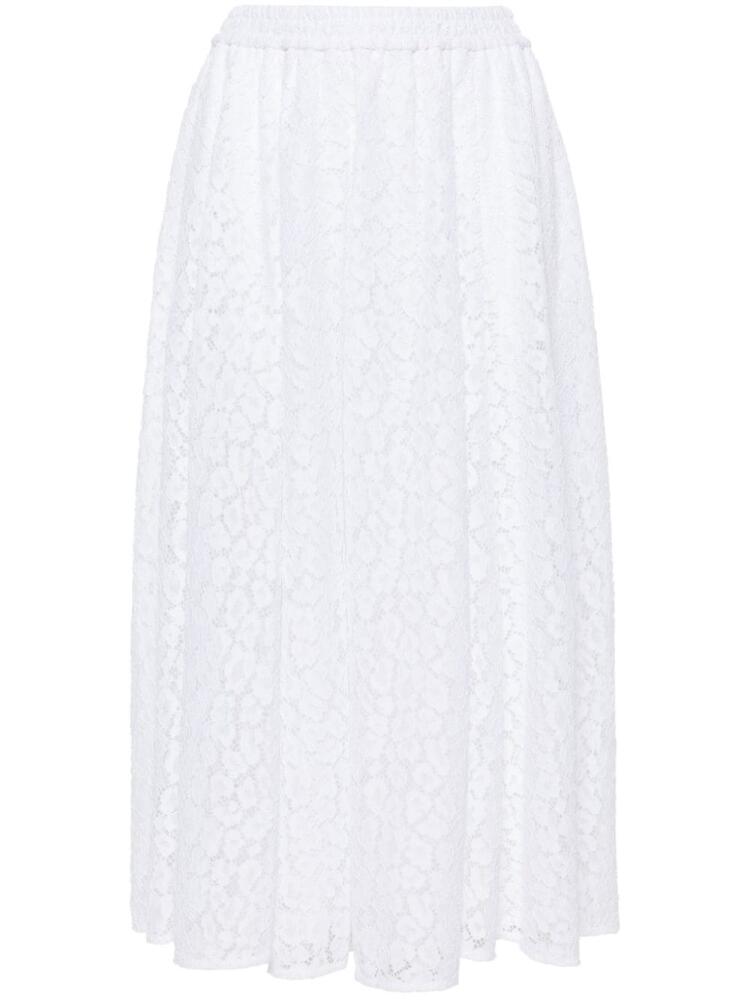 Michael Michael Kors lace-overlay skirt - White Cover