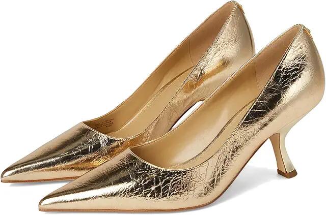 MICHAEL Michael Kors Luna Mid Pumps (Pale Gold) High Heels Cover